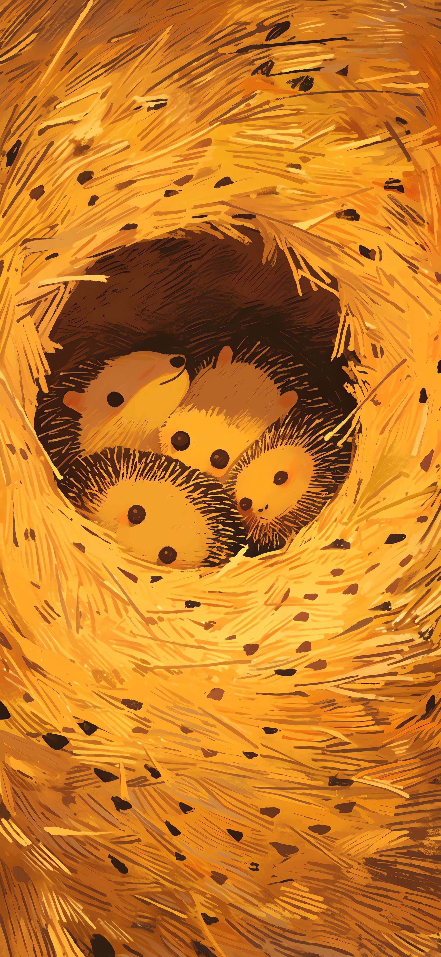 Hedgehog In Crop Fields