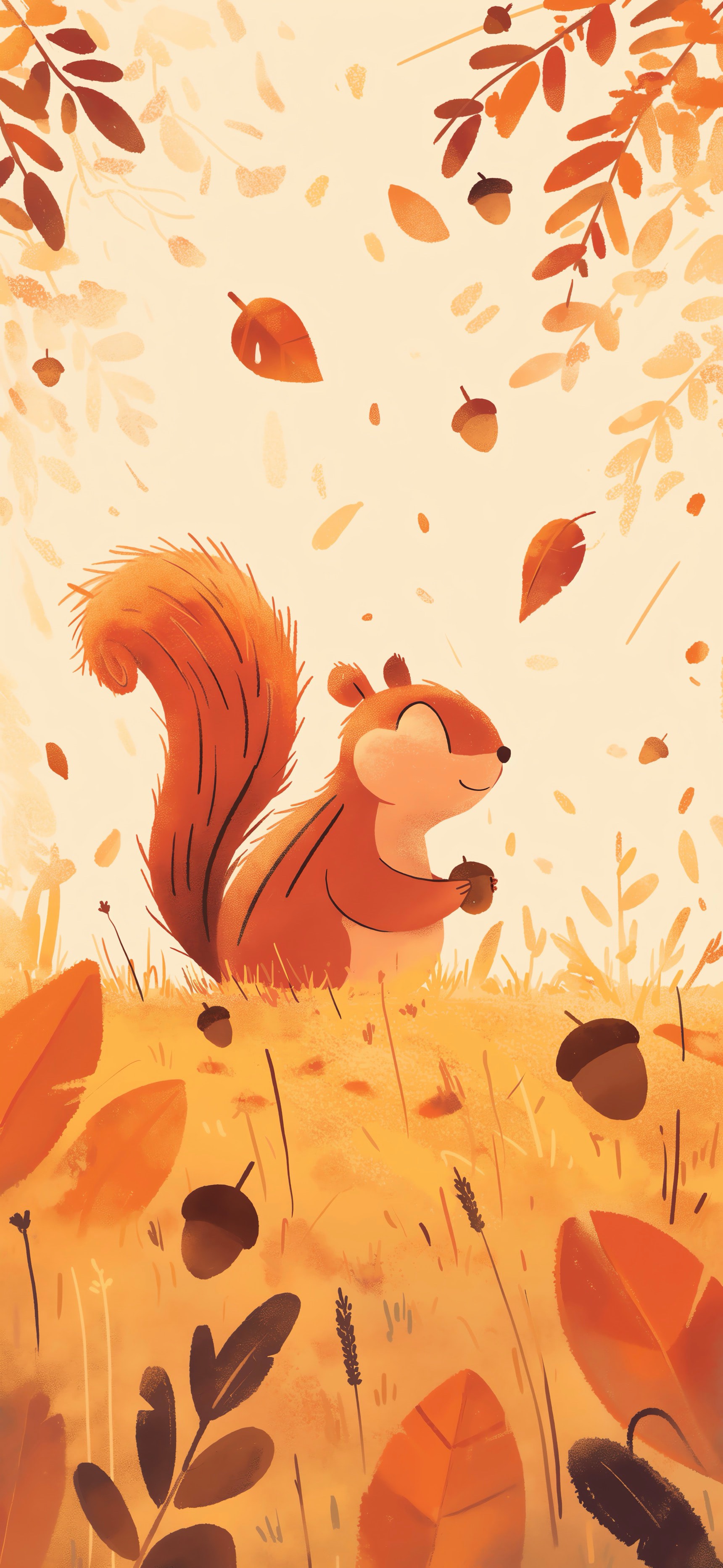 Squirrel Holding Nuts