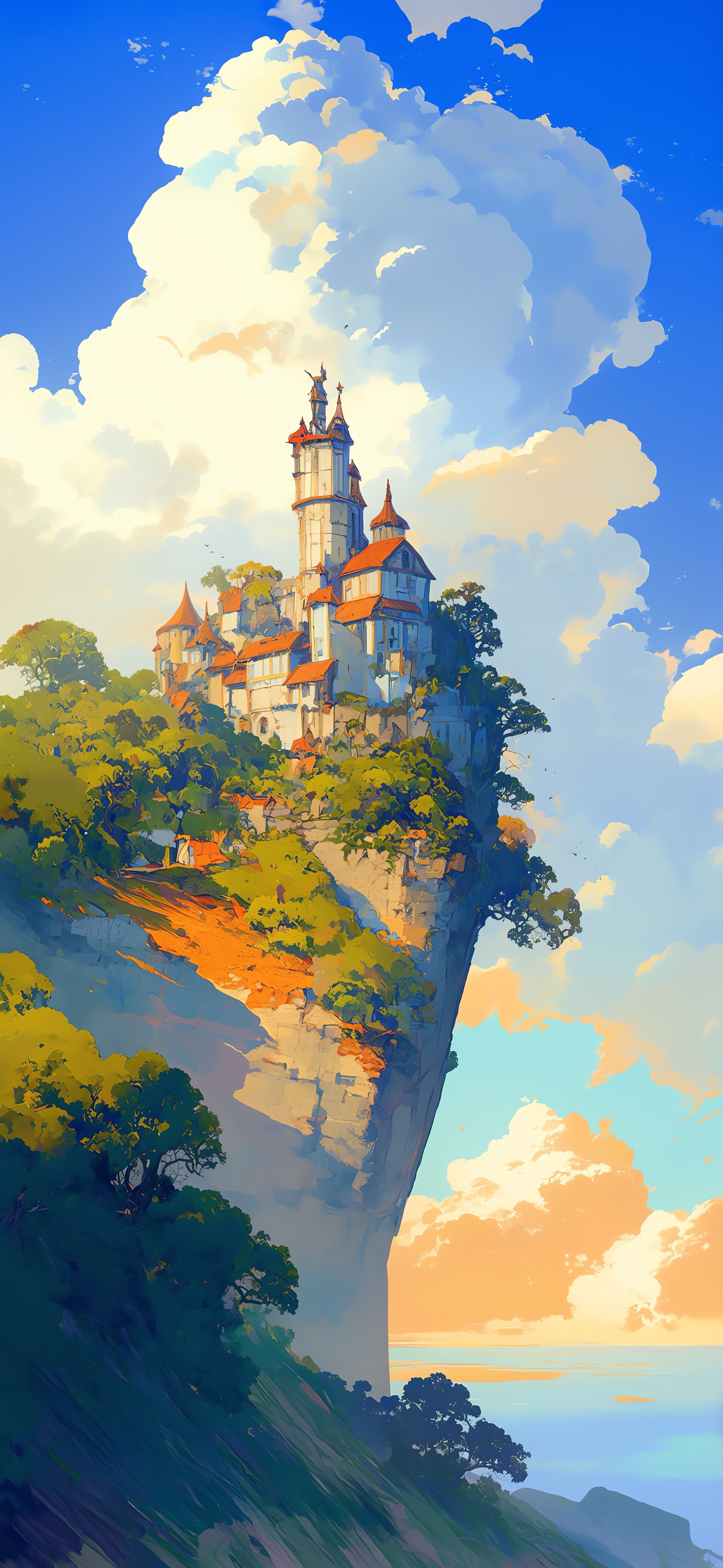 Village On Moutain Edge