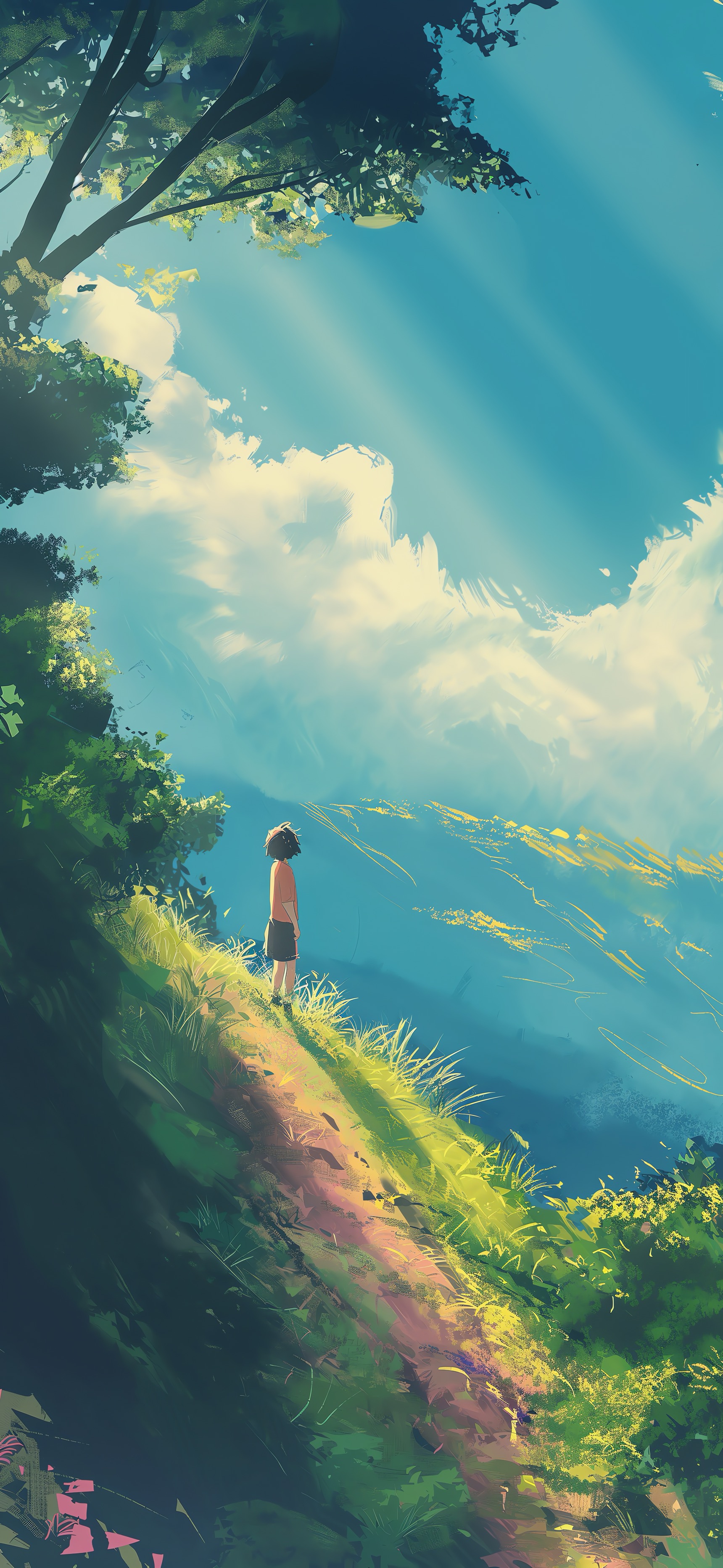 Walking Through Moutain