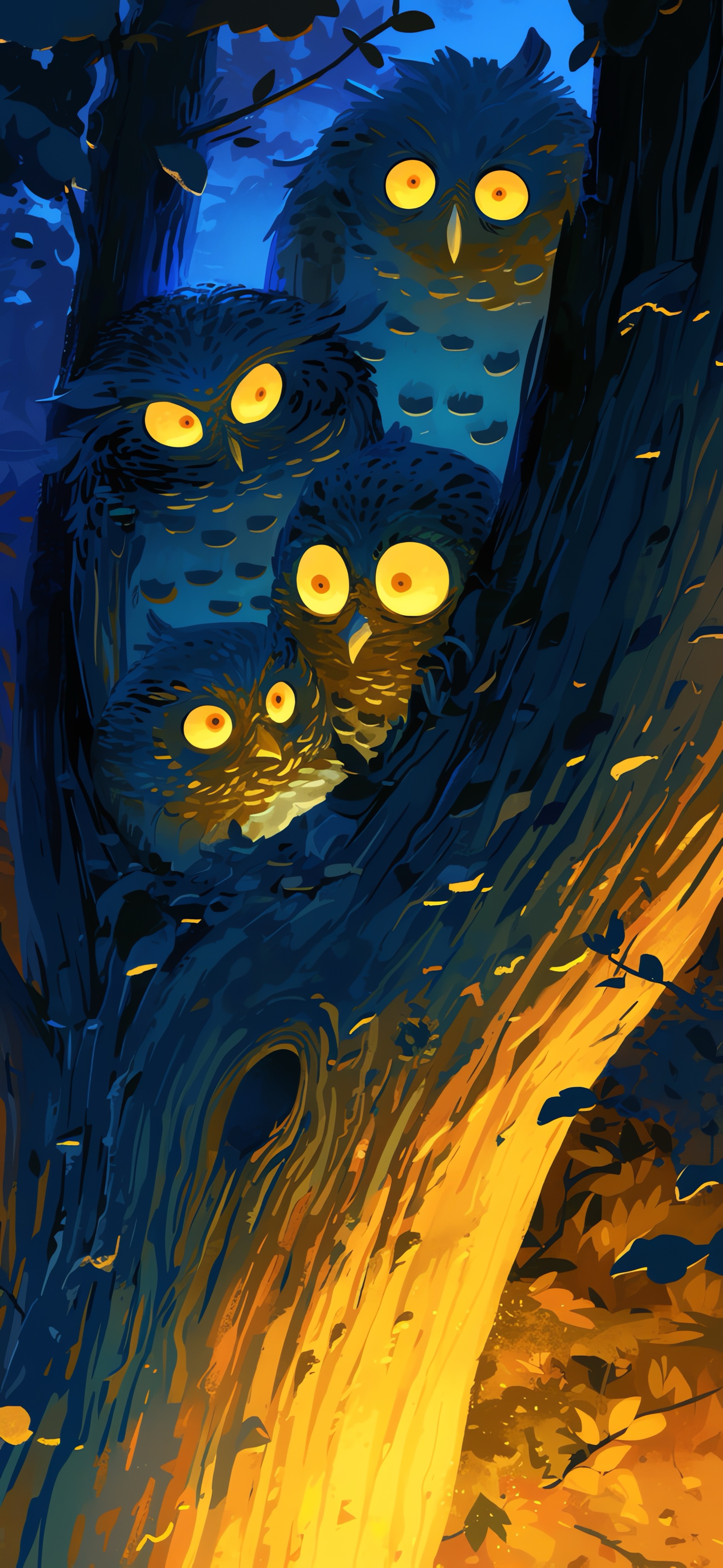 Owls In The Nest
