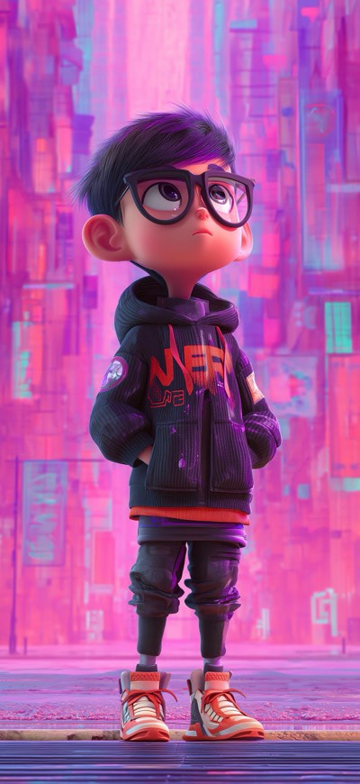 Cyberpunk Style Nerd