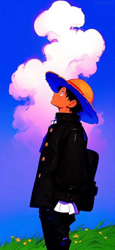 Luffy In Flower Garden