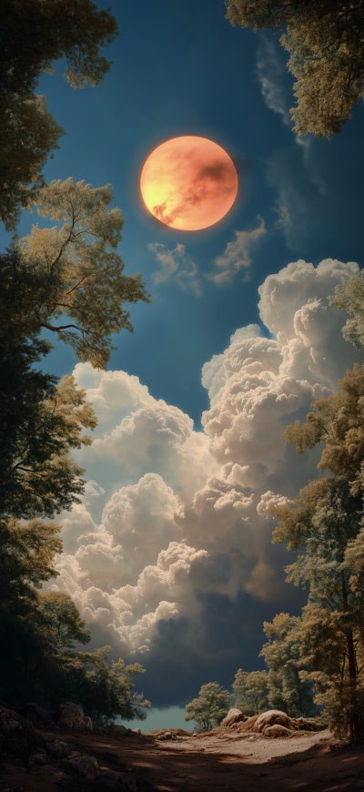 Sun In Heavenly Clouds