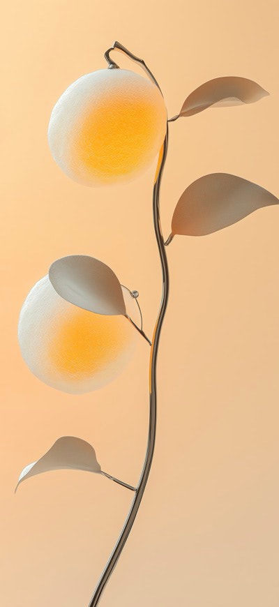 Orange Fruit Lamp 1