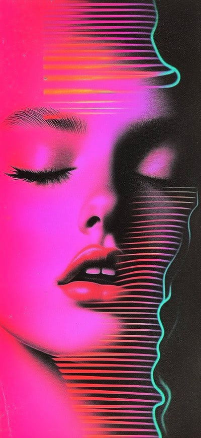 Pink VHS Portrait 2