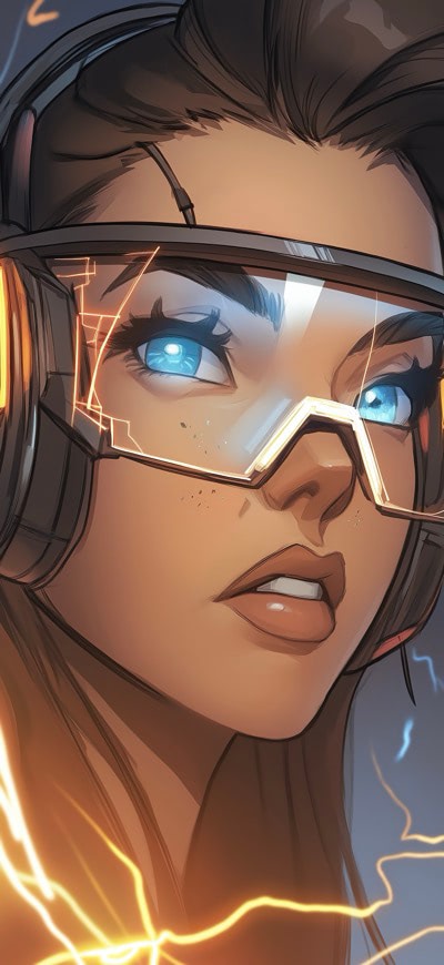 Futuristic VR Glasses