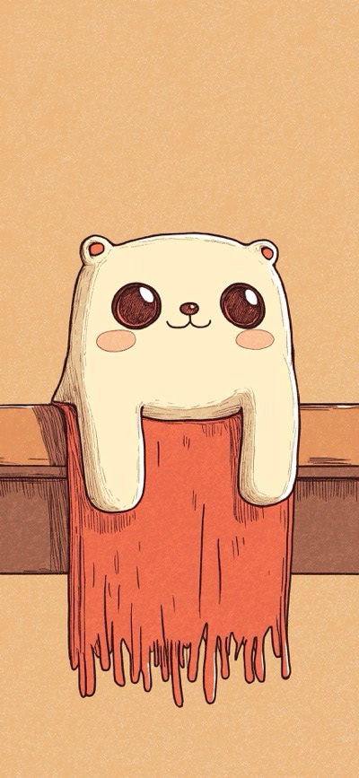 Cute Cat Hanging By The Root