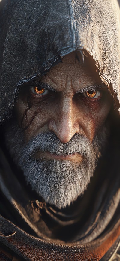 Gaming Character Close Up