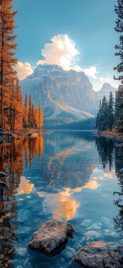 Reflection Of Mountain