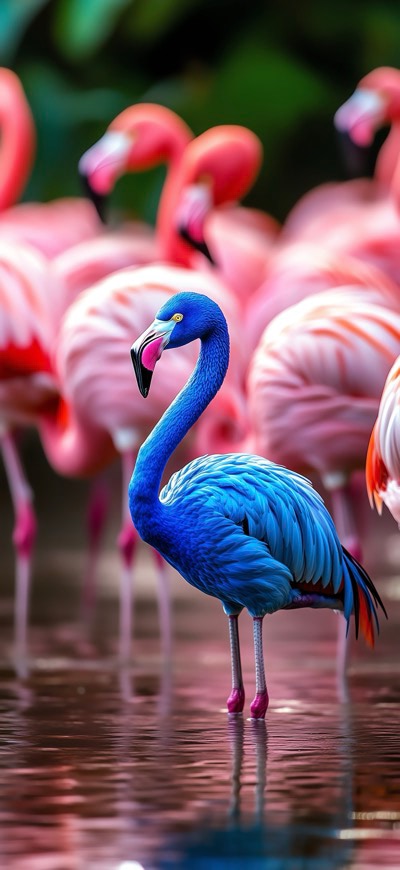 Flock Of Flamingos