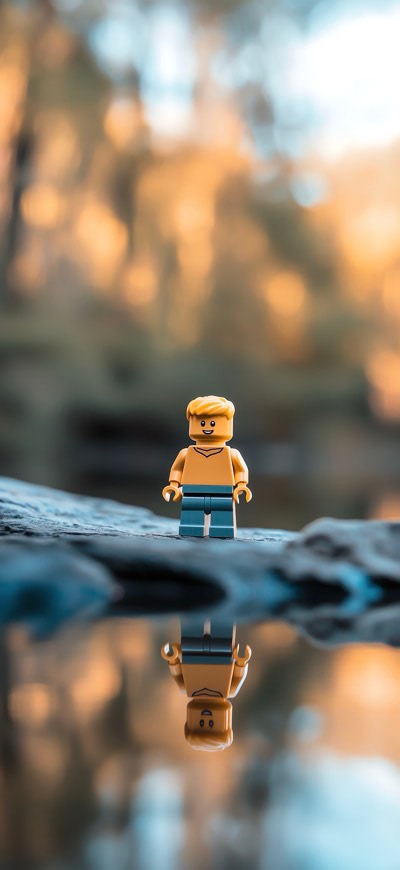 Lego Guy In Nature