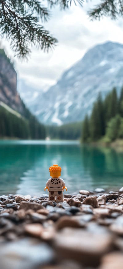 Lego Guy Against Calm Lake67/