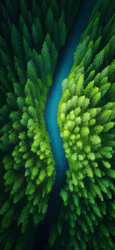 Dense Forest Aerial View