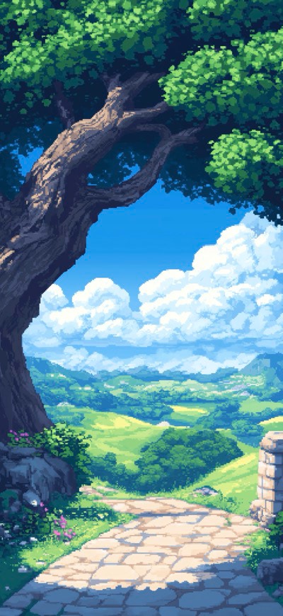 Pixels Scenery 1