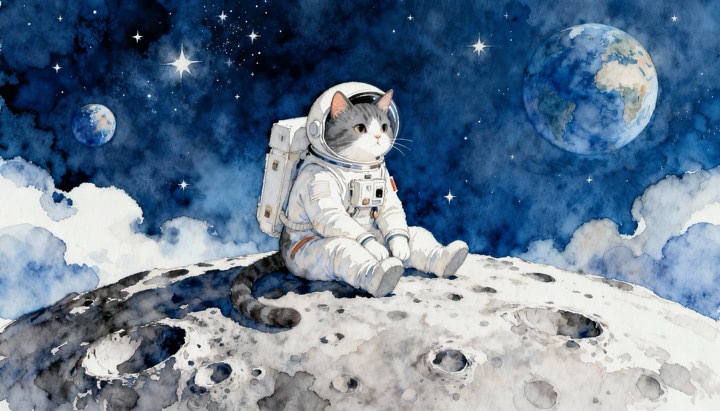 Astraunaut Cat