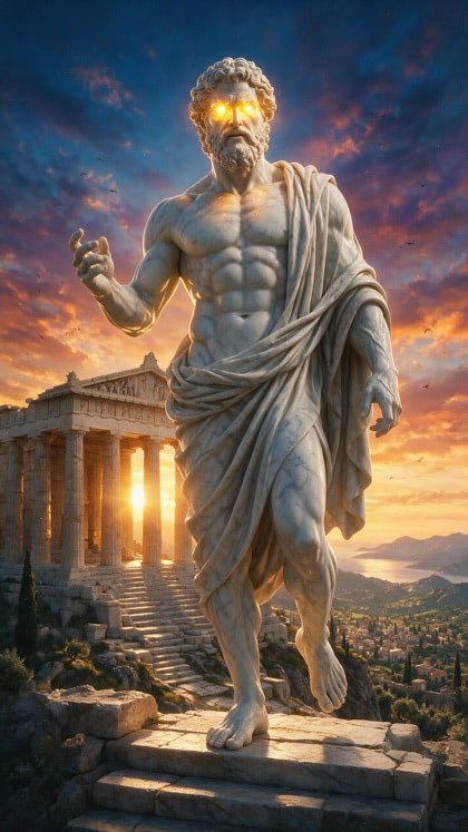 Stone Greek God