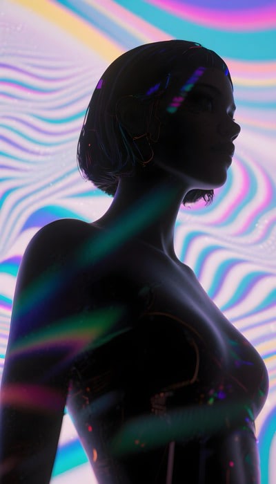 Silhouette Of Actress