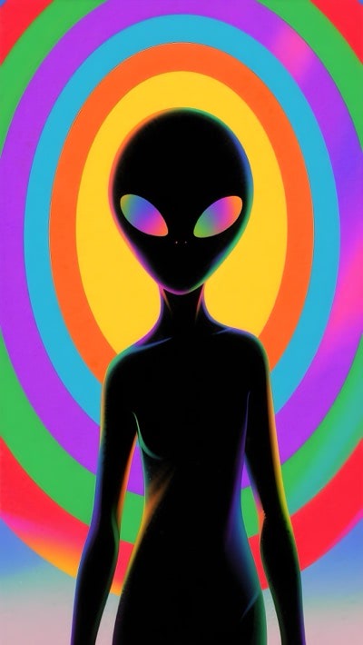 Hulucinating Alien