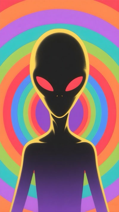 Hulucinating Alien