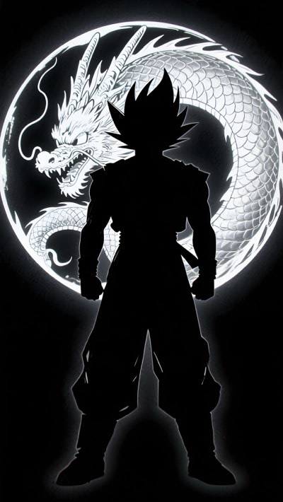 Goku Silhouette