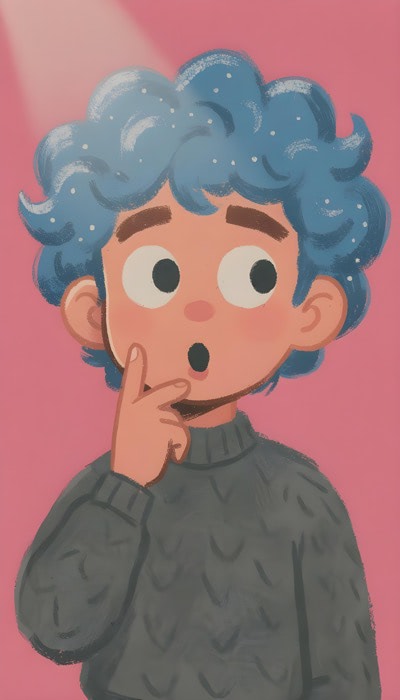 Blue Hair Kid